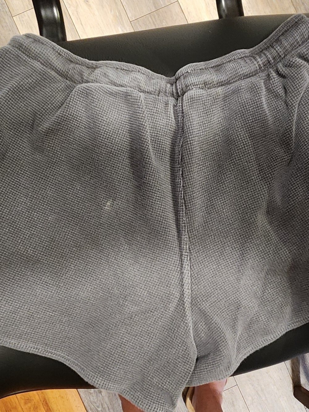 Brandy Melville Gray Waffle Knit Athletic Shorts